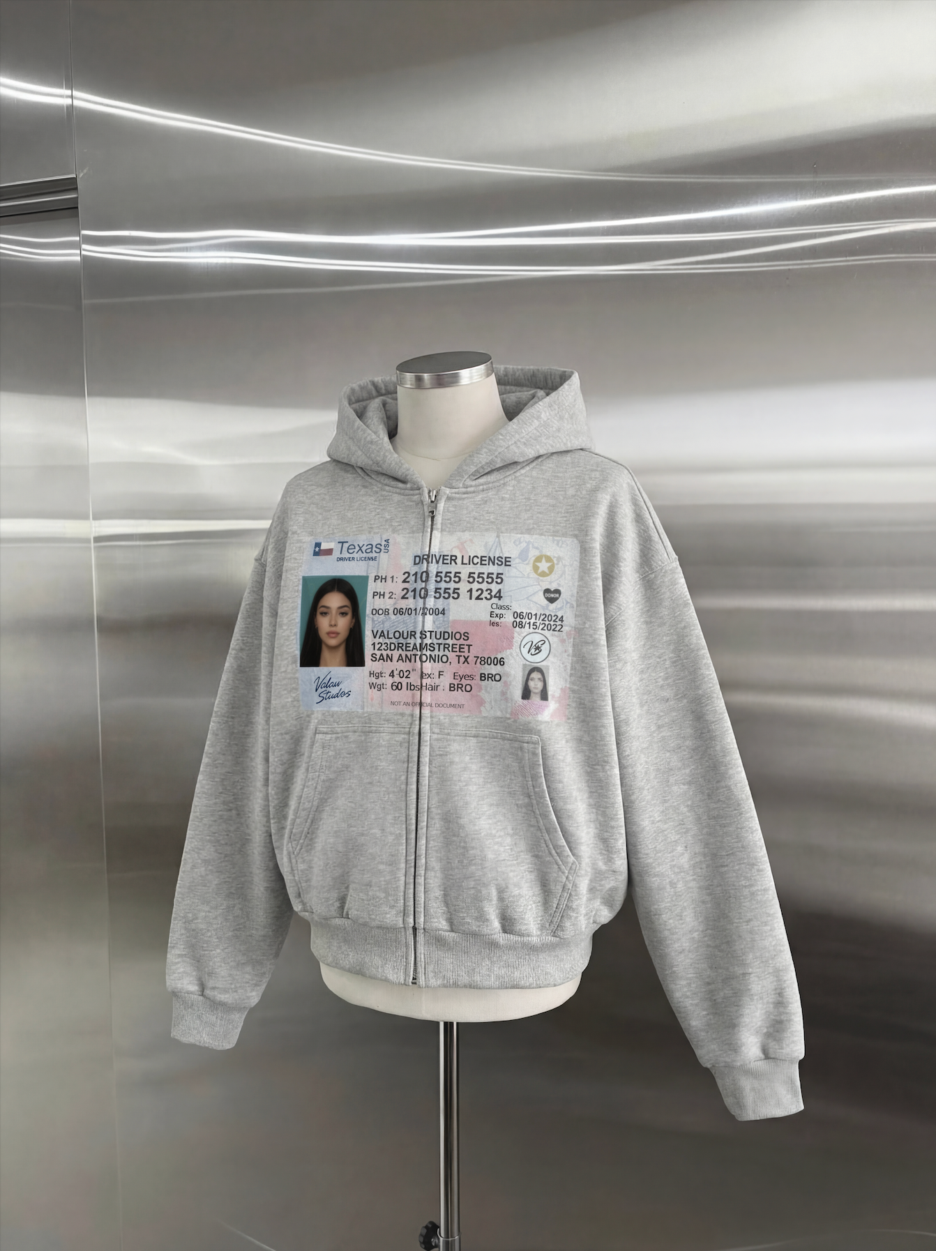 Drivers License Zipper